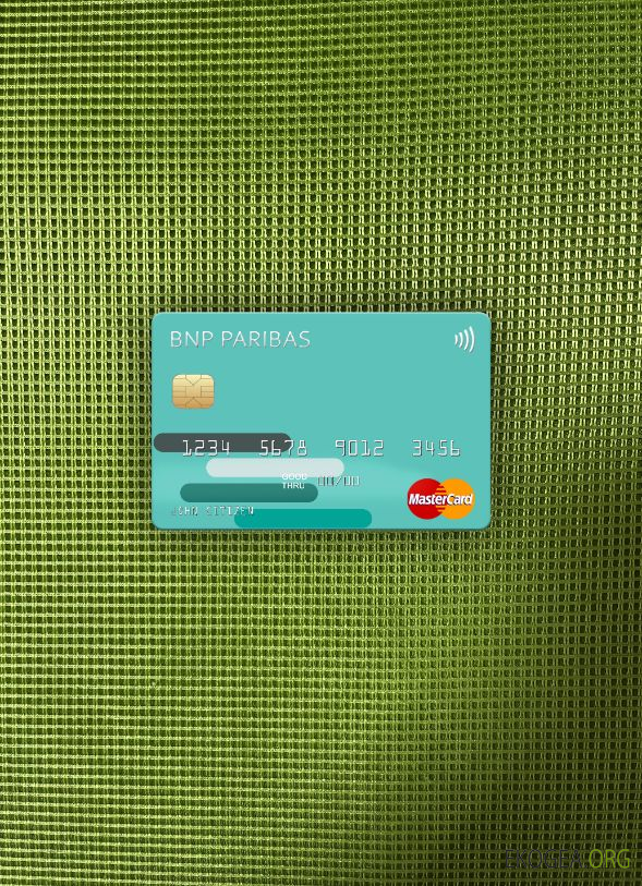 USA BNP Paribas Banque mastercard photolook recto